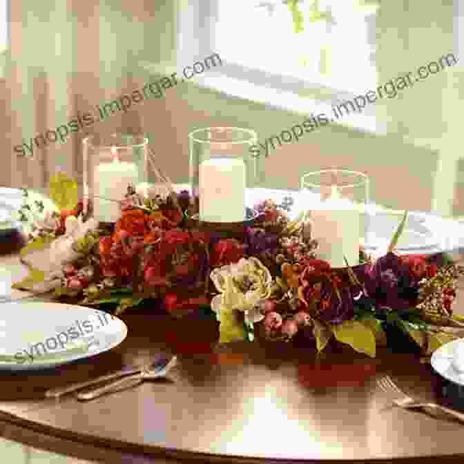 A Beautifully Set Dinner Table With Candles And Flowers 365 Impressive Dinner Party Recipes: Best Dinner Party Cookbook For Dummies