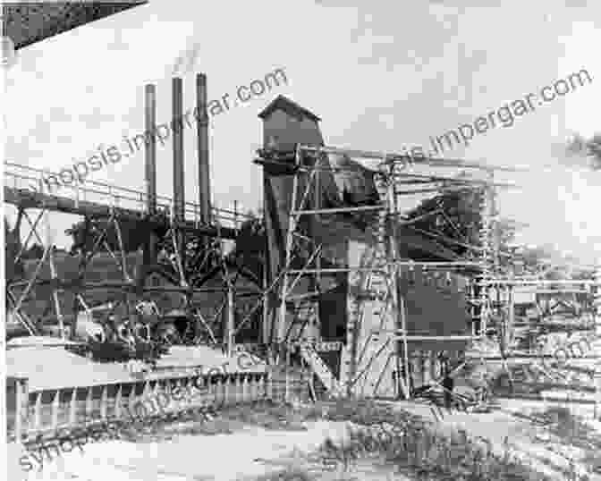 A Black And White Photograph Of A Lead Mine In Galena, Illinois, Showing Miners Working Underground Galena Illinois: A Brief History