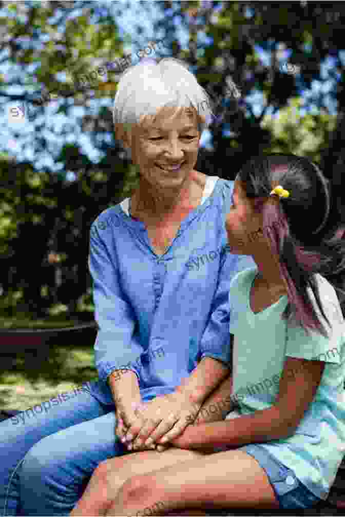 A Grandmother And Granddaughter Are Sitting On A Bench, Smiling And Holding Hands. CHURCH WALK ON THE BEACH Volume 4: For Every Adult Who Loves A Child This Is A Journey To Be Taken Together (Grandmama Me)