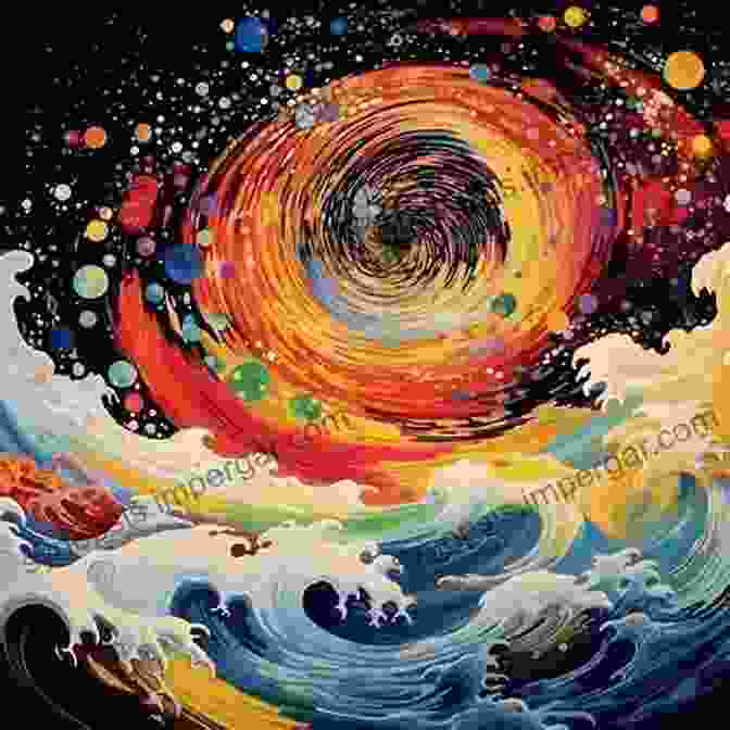 A Swirling Vortex Of Colors Representing The Journey Of Reincarnation Journey From Life To Life: Achieving Higher Purpose