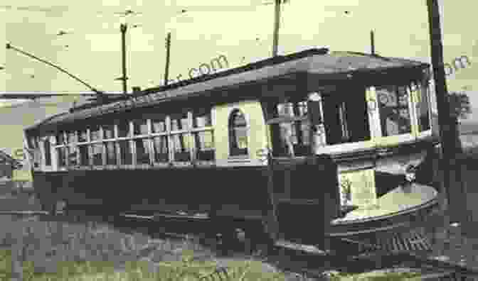 Black And White Photograph Of A Reading Transportation Company Streetcar Reading Trains And Trolleys (Images Of Rail)