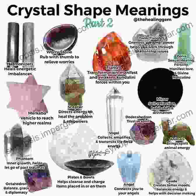 Crystals Of Various Shapes And Sizes, Glowing With Vibrant Energy A Beginner S Guide To Healing Crystals: Getting Started With Crystal Healing A Complete Guide