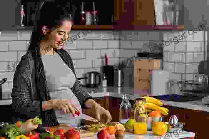 Image Of A Pregnant Woman Eating A Healthy Meal REAL FOOD FOR PREGNANCY: Complete Guide To Healthy Pregnancy For The Whole 9 Months