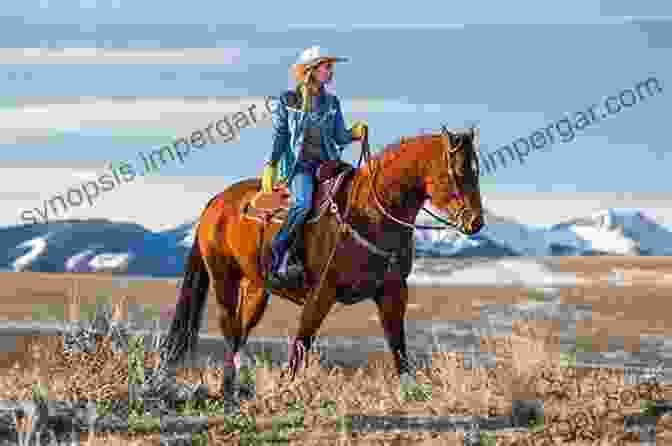 Lily Forbes Robbins Blair Riding On Horseback Through A Mountainous Landscape, Her Eyes Fixed On The Distance. A Journey With Lily Forbes Robbins Blair