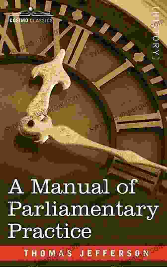 Manual Of Parliamentary Practice Book Cover A Manual Of Parliamentary Practice