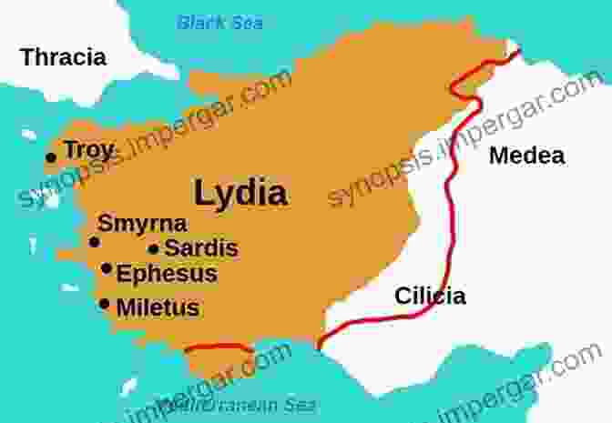 Map Of The Lydian Kingdom The History Of Antiquity Volume III: Assyria Israel Egypt Babylon And Lydia (Illustrated)