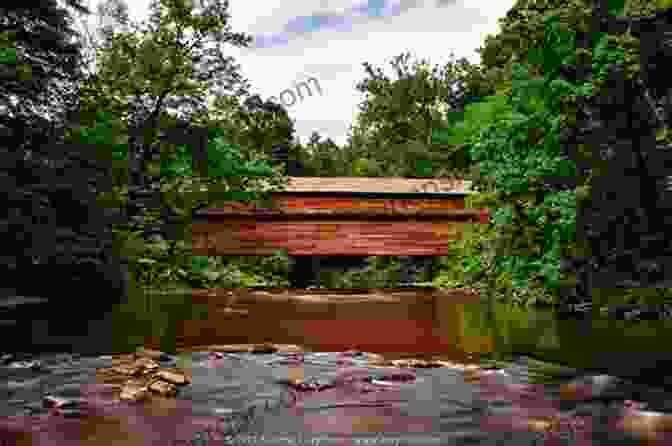 Phoenixville Bridge, A Restored Covered Bridge With A Vibrant Red Exterior Connecticut Covered Bridges Harold Stiver