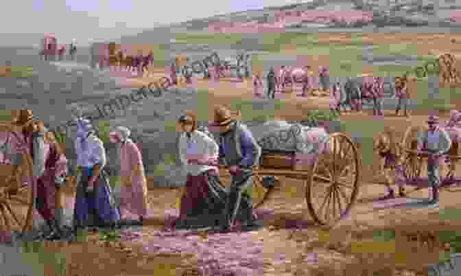 Pioneers Pulling Handcarts Across The Plains Pioneer Escapades Of Company No 2: Handcarts And Indians