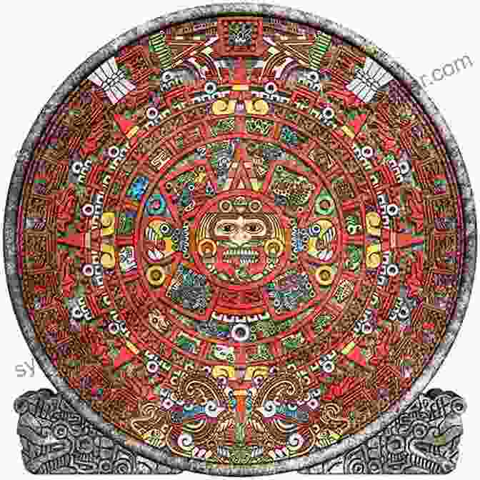 The Ancient Mayan Calendar With Intricate Carvings Depicting Astronomical Events And Celestial Beings. Twilight Of The Gods: The Mayan Calendar And The Return Of The Extraterrestrials