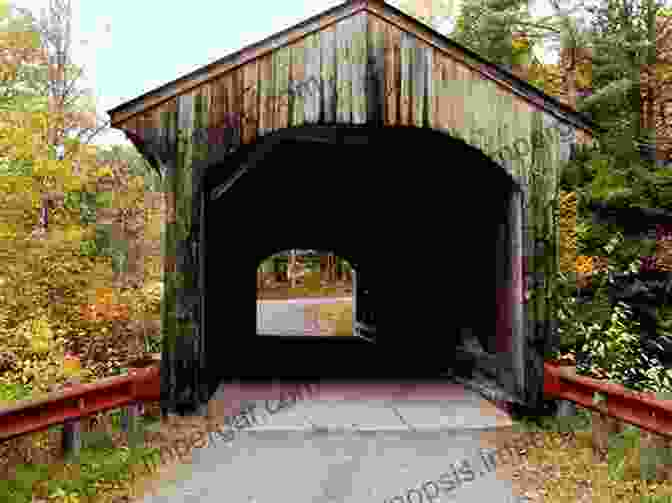 Warrenton Bridge, A Rustic Wooden Covered Bridge With A Distinctive Archway Connecticut Covered Bridges Harold Stiver